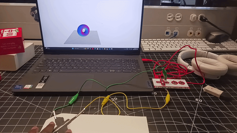 Connected both parts of painting to code, using it to move camera
