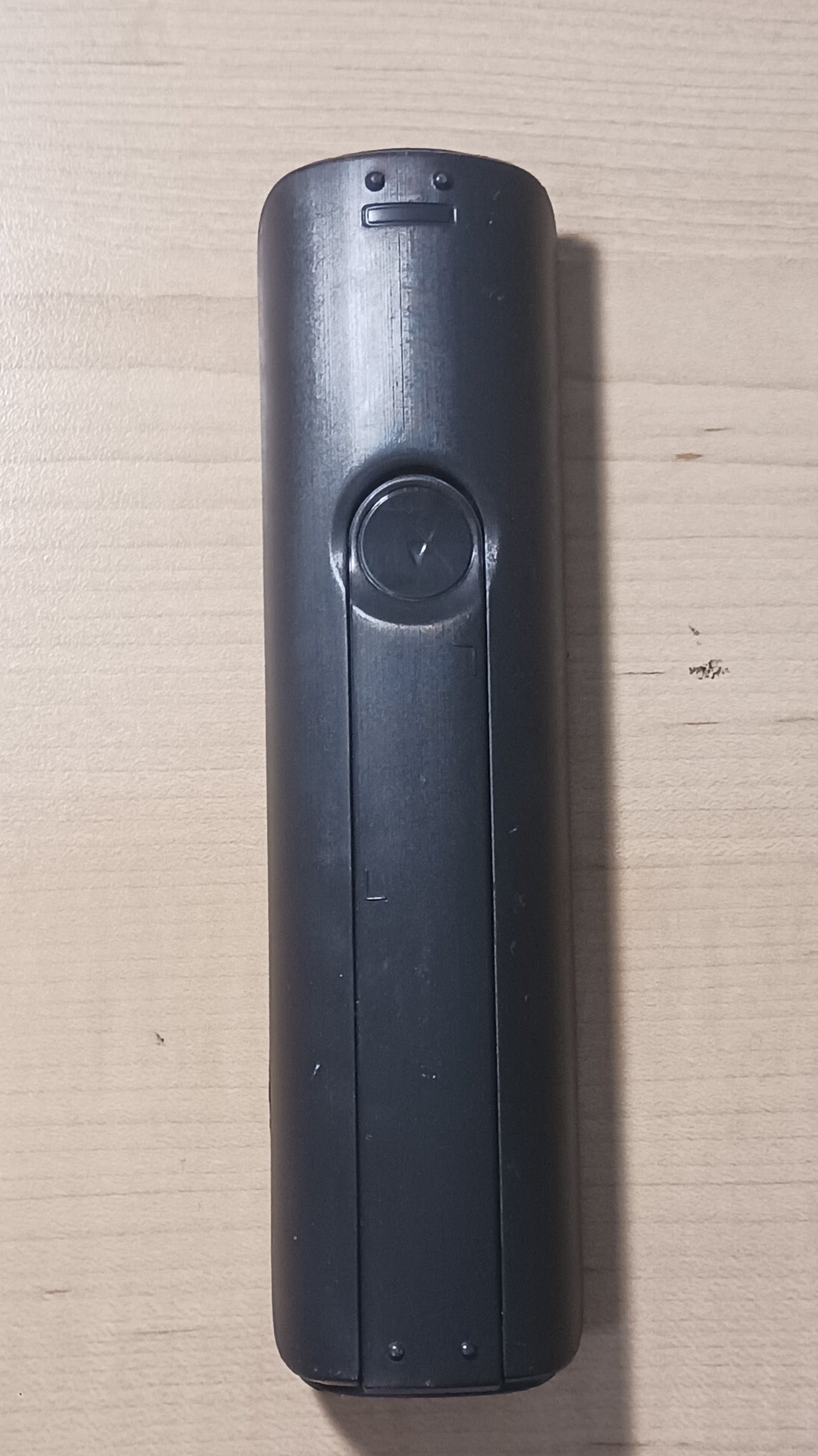 Back of a remote that I will be modeling for its complex geometry