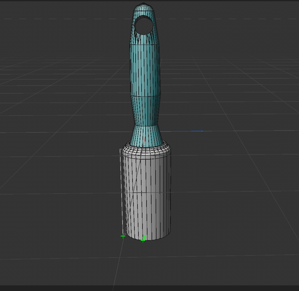 Lint roller with Gourand Shading(Lines) applied