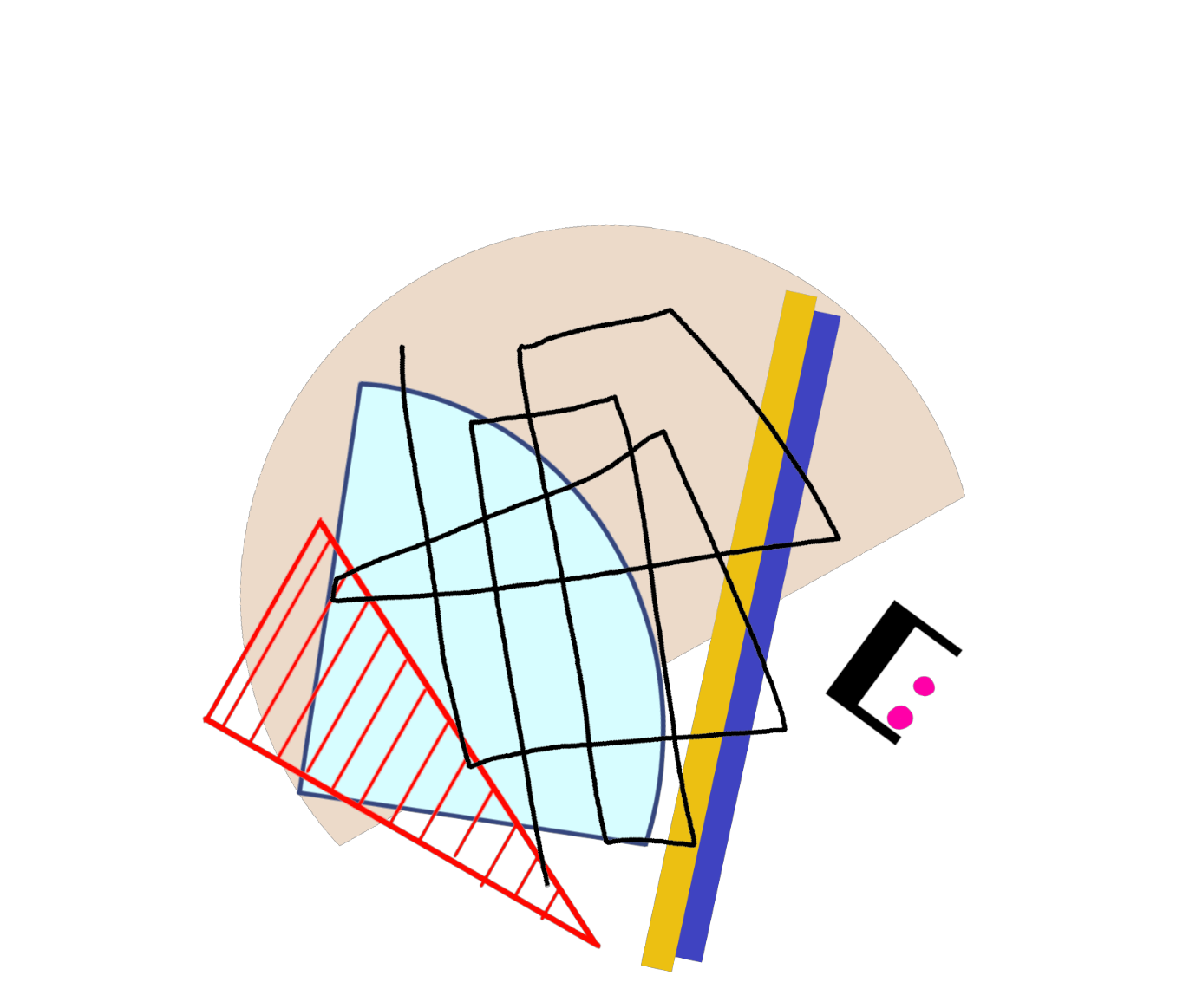 Data protrait representing opinion on ideal workspace, my risk averse personality, country of origin, perspective on life, preferred pet, number of pets in liftime, TED specialty